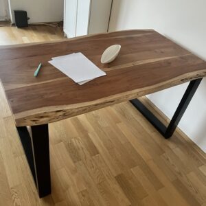 Esstisch Echtholz + Ansatzplatten