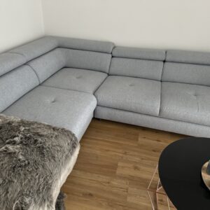 Stylife ecksofa inkl bettfubktion grau Webstoff , XXL Lutz
