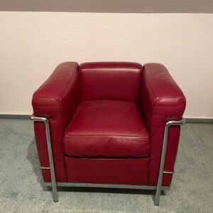 2x Sessel Cassina Le Corbusier LC2 und 1x 3-Sitzer Sofa Cassina Le Corbusier LC2 Original - sehr gut, nur leichte Gebrauchsspuren