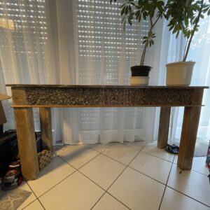 Vintage Wandtisch im indischen Stil aus Sheesham