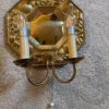 Flämische Messing Wandleuchte