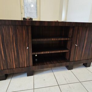 art déco freistehender Schreibtisch mit Schreibtischstuhl Makassar