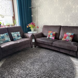2-er und 3-er Sofa Alcantara