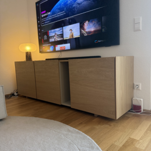 Westwing Holz-Sideboard Larsen