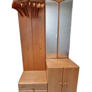 Garderobe Erle teilmassiv