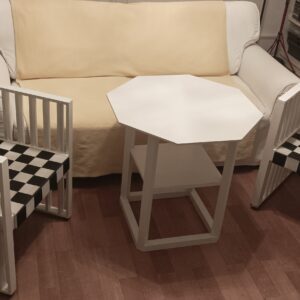 2x Purkersdorfer Sessel Original Hoffmann Wittmann , Tisch als Replik