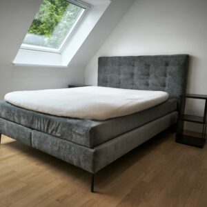Boxspringbett 160x210cm mit Topper und Kopfteil