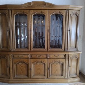 Wohnzimmer Schrankwand Eiche rustikal