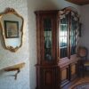 Vitrine, Vollholz, Nussbaum