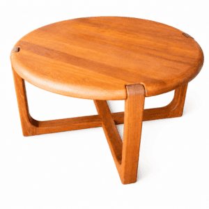 Stilvoller Mid Century Couchtisch Teak Holz Ablagetisch designed by Niels Bach für Randers Vintage Coffee Table 60s Wohnzimmertisch