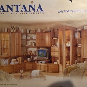 Wohnzimmer Anbauwand aus Erle