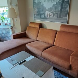 Ecksofa grober Cord