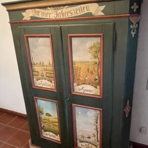 Massivholz, schön bemalt