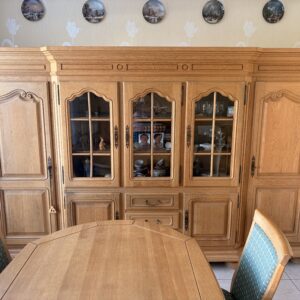 Wohnzimmerschrank, Eiche, massiv